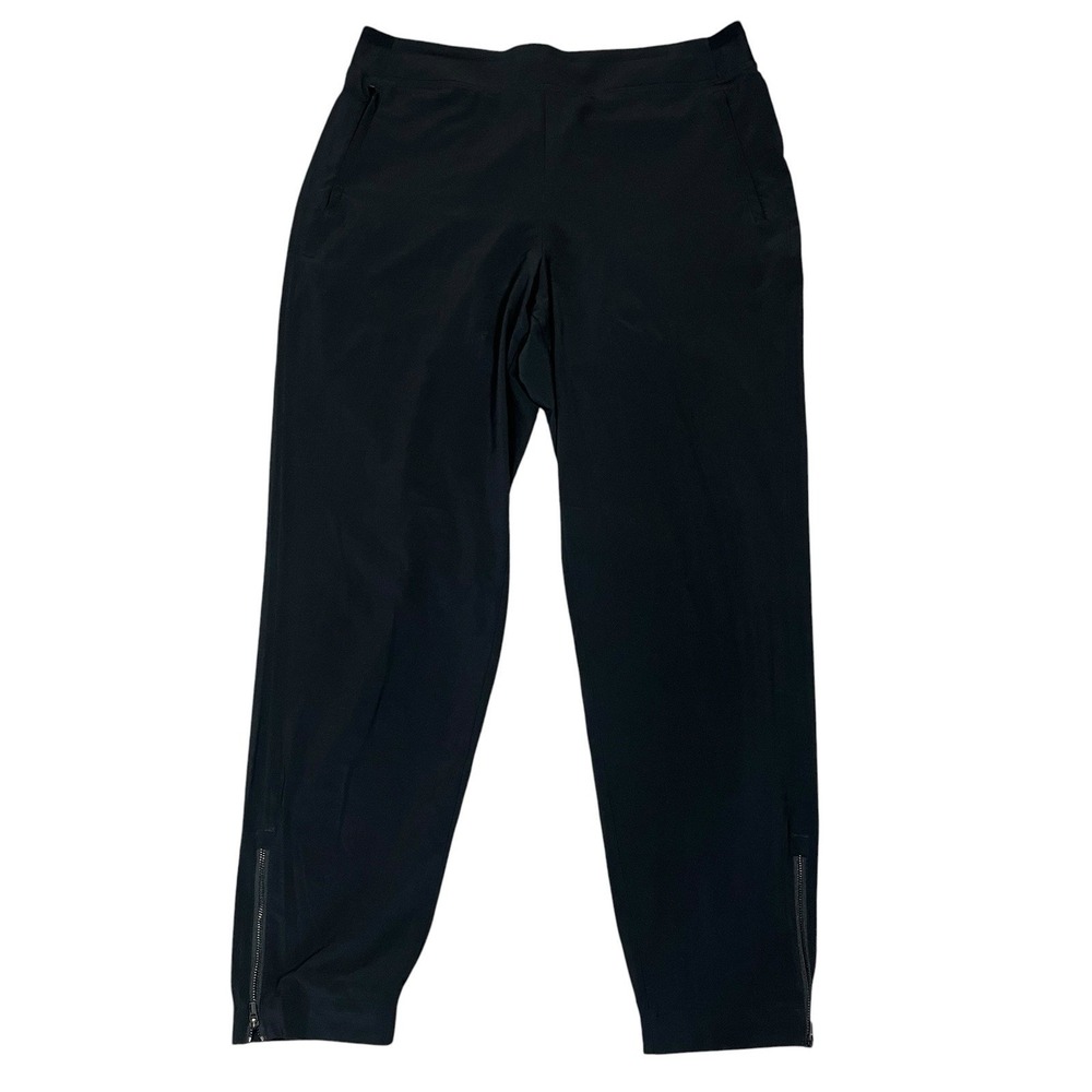 Athleta Brooklyn Heights High Rise Jogger Sz 14 TALL (34x31) Black Athleisure